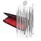 A2Z Scilab 10 Pcs Professional Teeth Cleaning Stainless Steel Dental Tools in a Case A2Z-ZR-KIT-75 - alternate 1